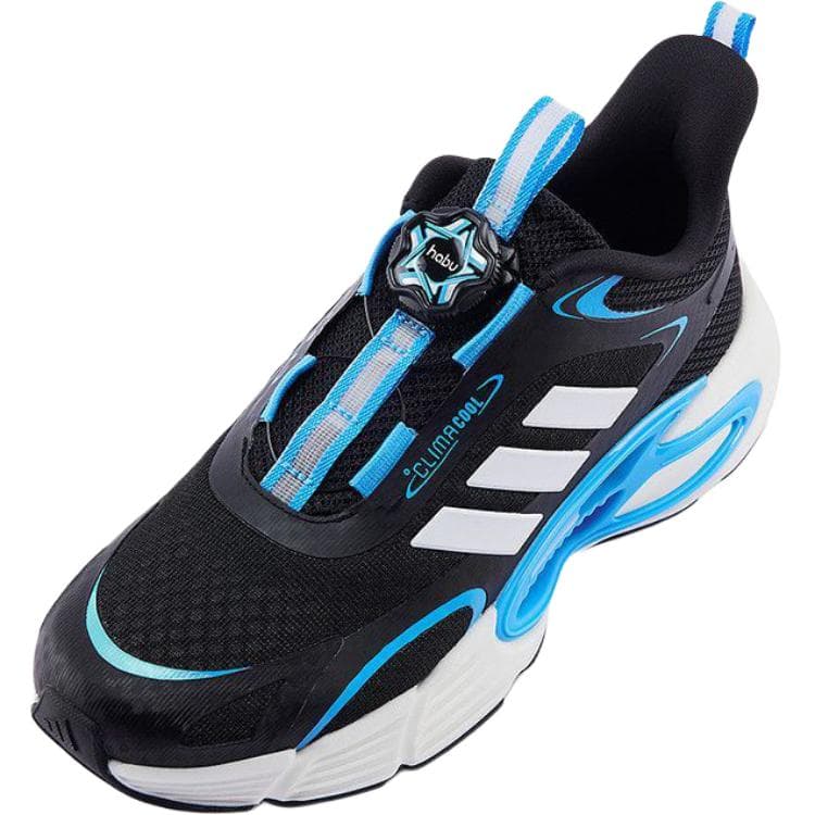 Кроссовки Adidas Climacool Low Топ Детские беговые кроссовки Черный белый и синий - изображение 3