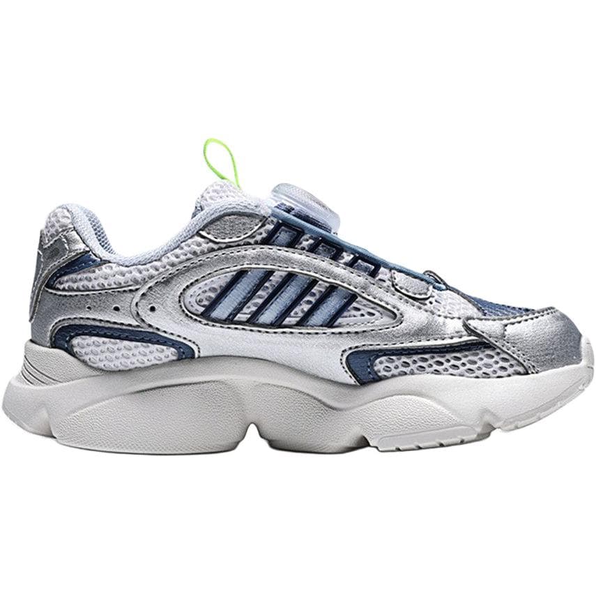Кроссовки Adidas Originals Ozmillen Low Топ Детская повседневная обувь Белый Серебряный Синий - изображение 2