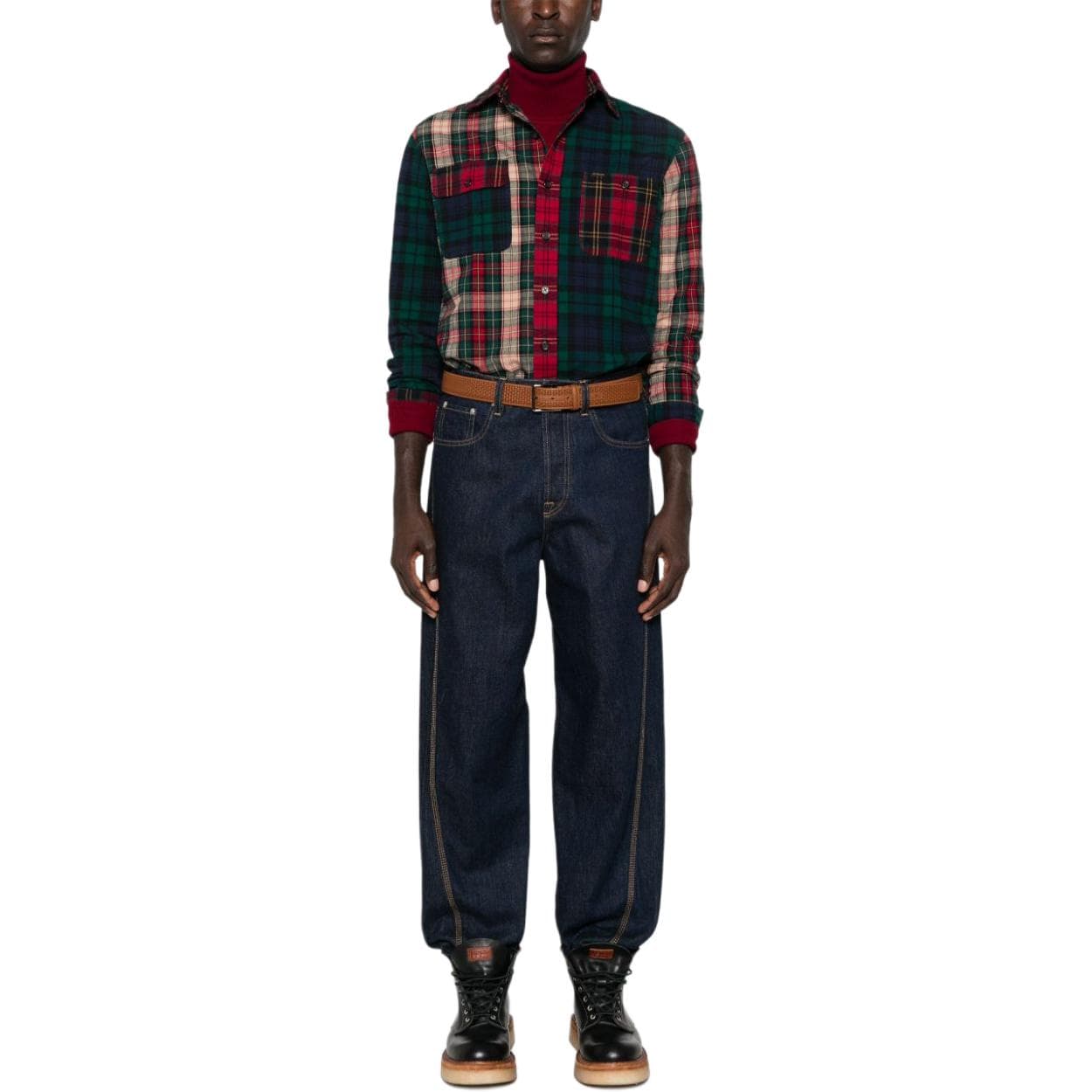 Рубашка Рубашка Polo Ralph Lauren мужская зеленая - изображение 3