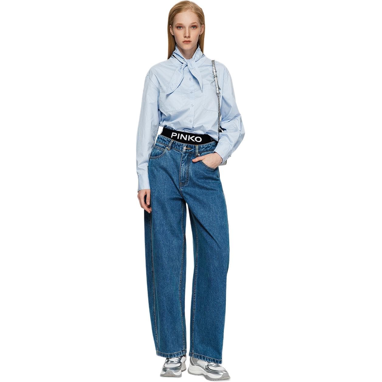 Джинсы PINKO Blue Women's Jeans PINKO Синий Женские Джинсы - изображение 1