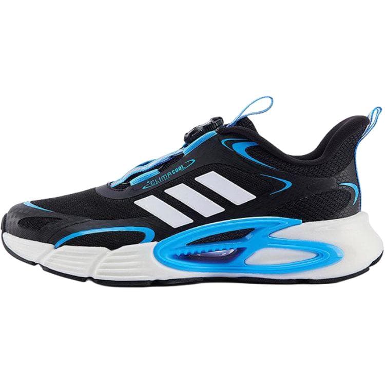 Кроссовки Adidas Climacool Low Топ Детские беговые кроссовки Черный белый и синий - изображение 1
