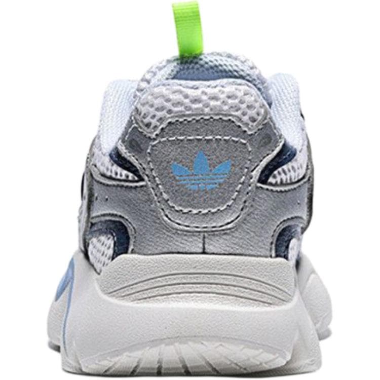 Кроссовки Adidas Originals Ozmillen Low Топ Детская повседневная обувь Белый Серебряный Синий - изображение 4