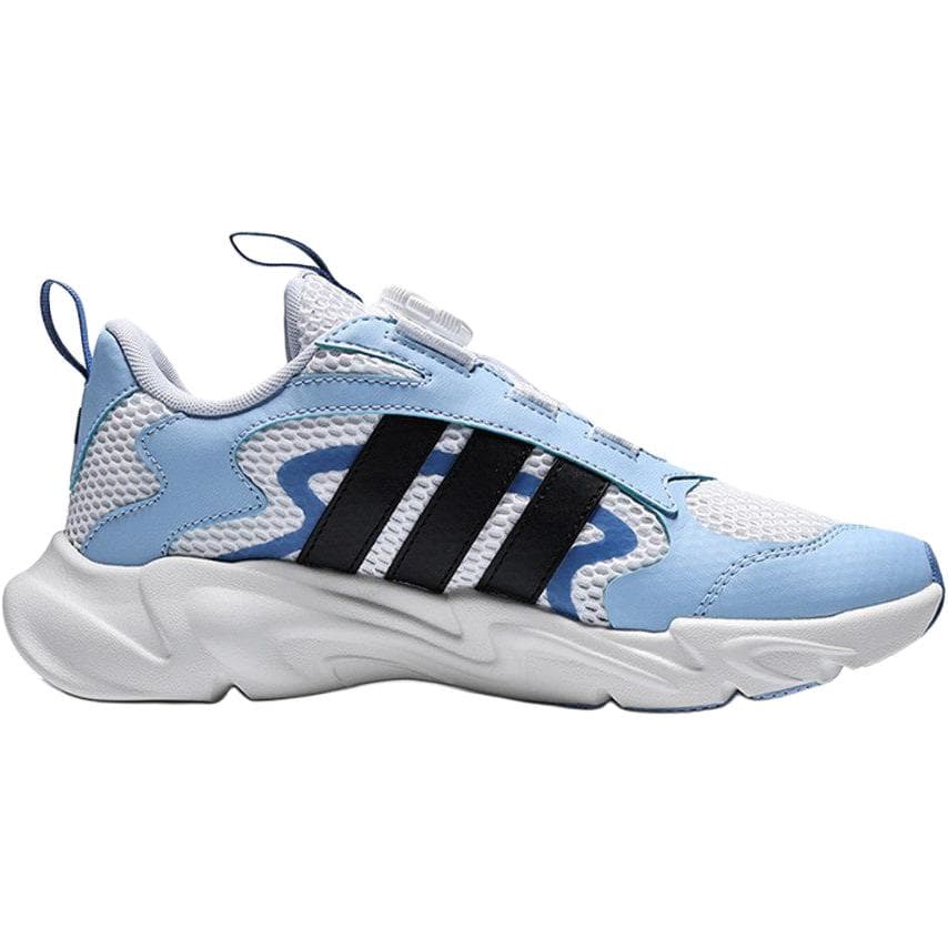 Кроссовки Adidas PLAYFLEX HABU Low Топ Детские Лайфстайл Кроссовки Белый Синий Черный - изображение 2
