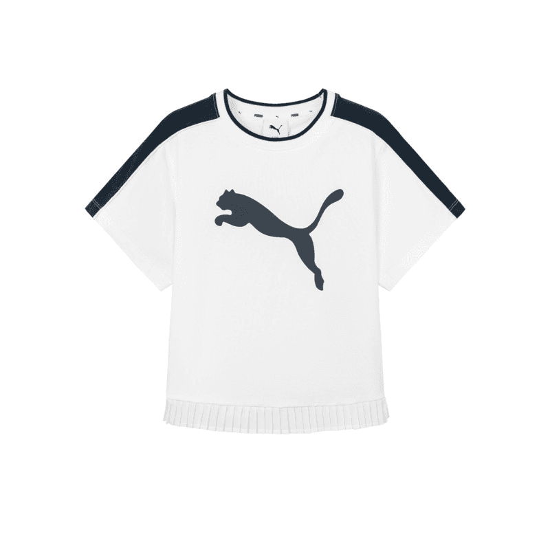 Футболка PUMA Натуральный Белый 10101 Kids T-Рубашки - изображение 1