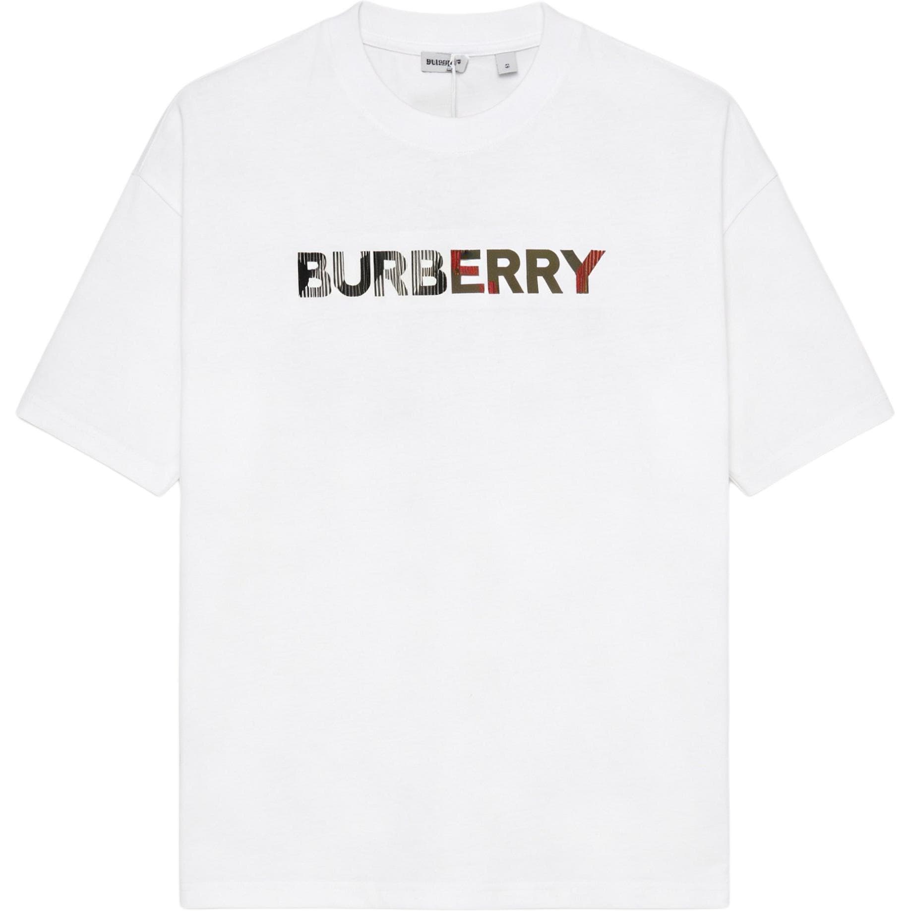 Футболка Burberry Белая Мужская T-рубашка - изображение 1