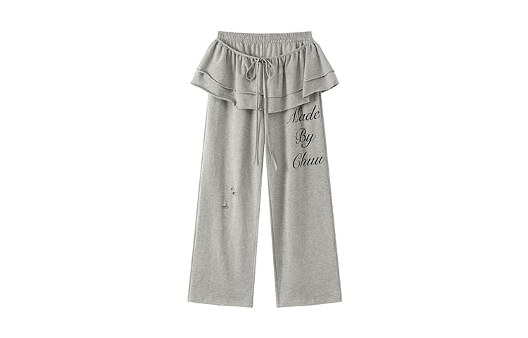 Штаны CHUU Light Photinia Gray Women's Casual Pants CHUU Светло-Фотиния Серый Женские Повседневные Брюки - изображение 1