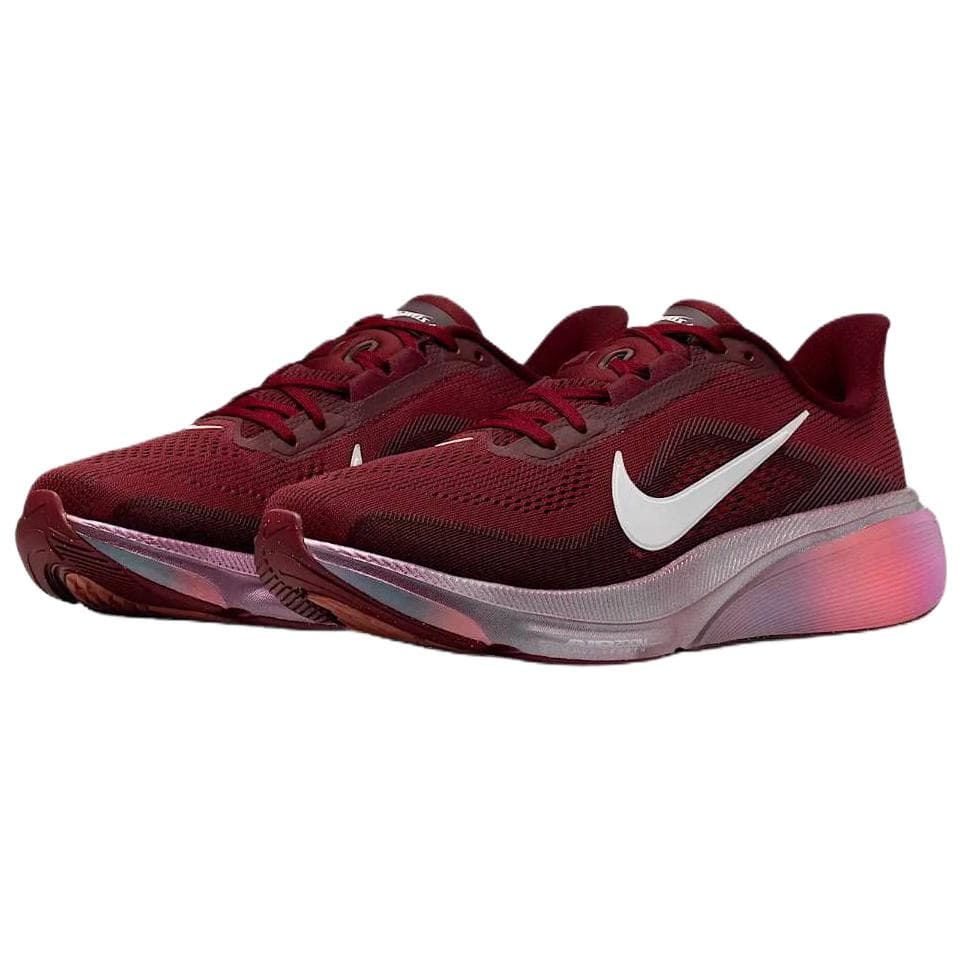 Кроссовки для бега Nike Pegasus 42 Дышащие Беговые кроссовки с амортизацией Женские Бордовый Белый - изображение 3