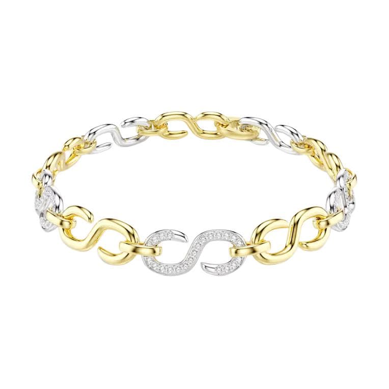Браслет Swarovski Dextera Минималистичный Мода Браслеты Унисекс Белое Золото - изображение 1