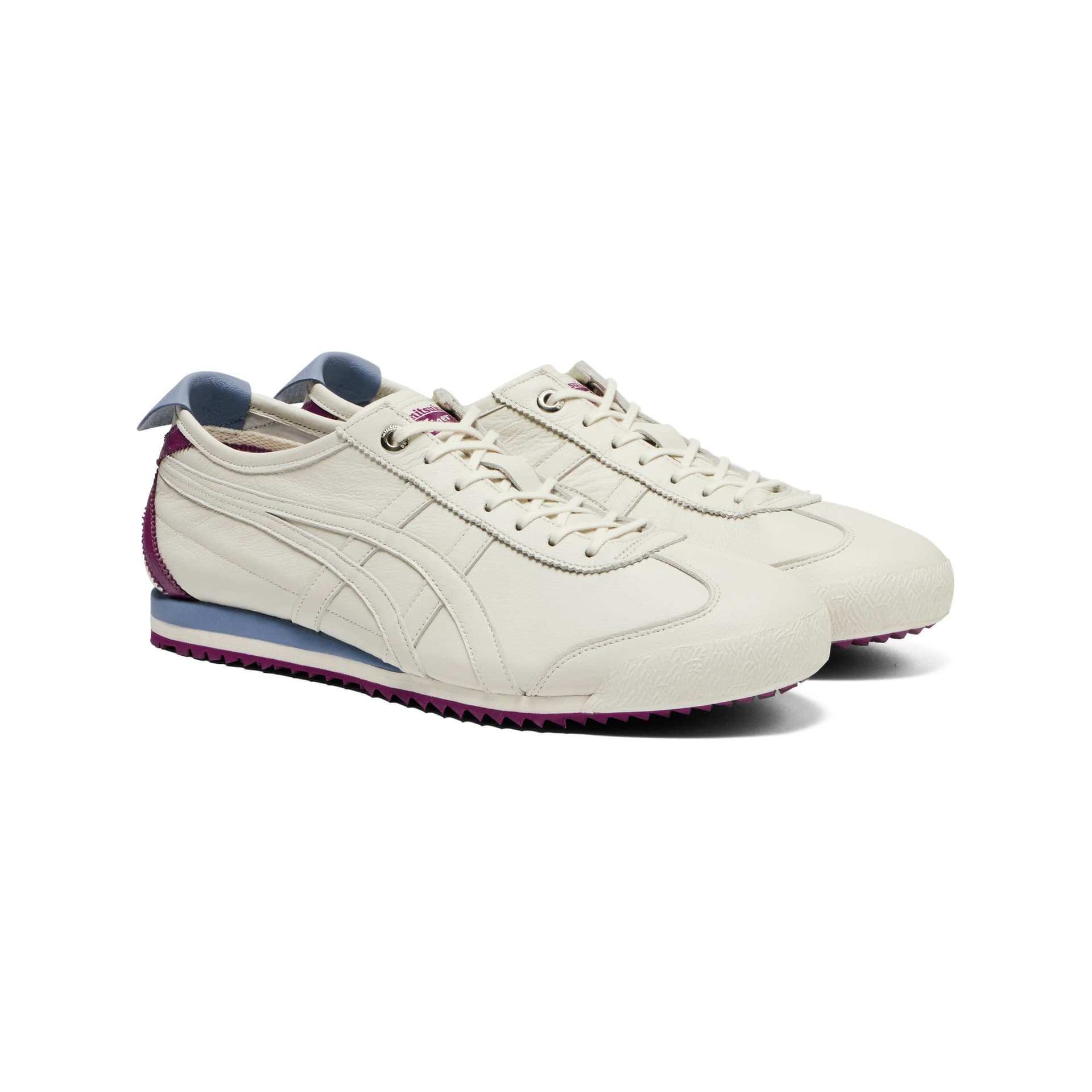 Кроссовки Onitsuka Tiger Mexico 66 White Blue Purple - изображение 3