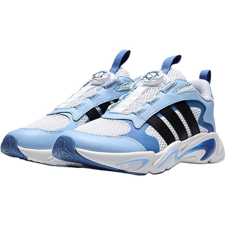 Кроссовки Adidas PLAYFLEX HABU Low Топ Детские Лайфстайл Кроссовки Белый Синий Черный - изображение 3