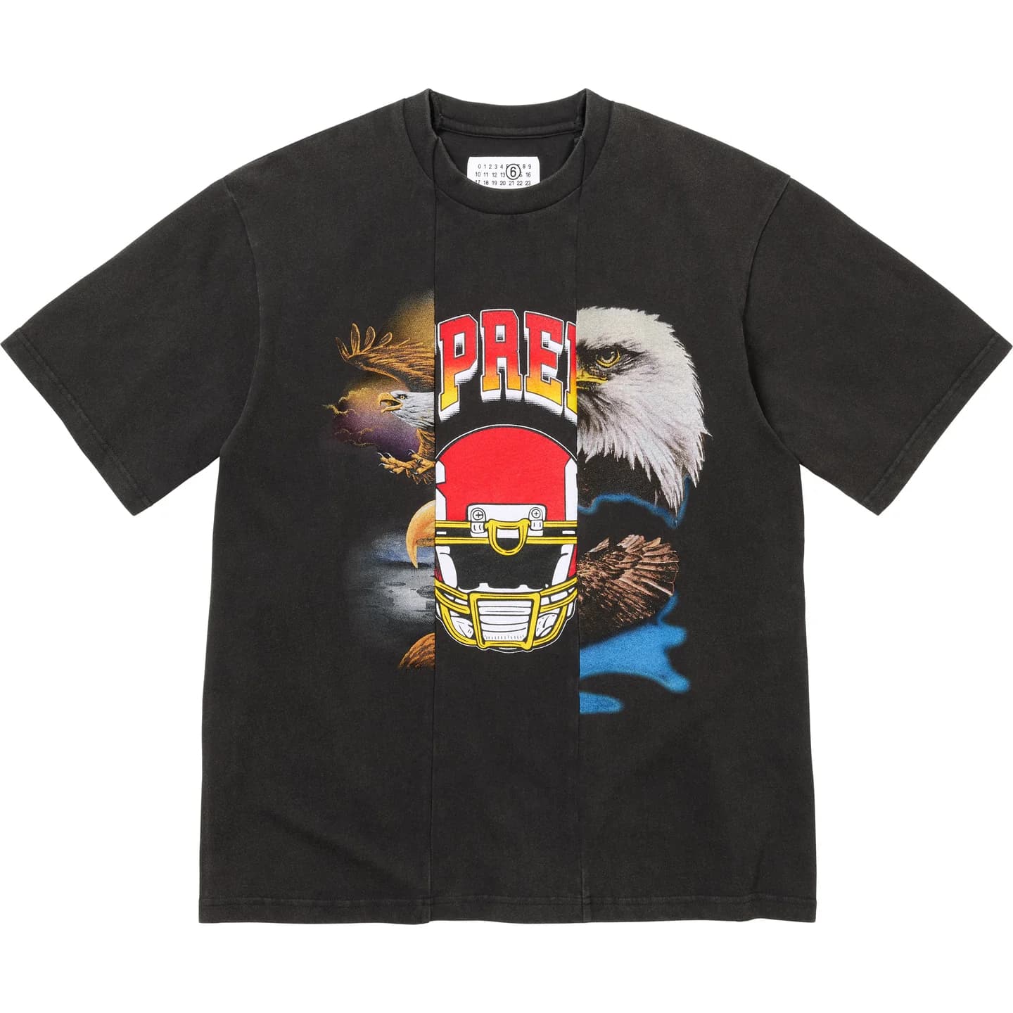 Футболка Supreme X MM6 Maison Margiela SS26 WEEK4 SplitS Stop T Рубашка Унисекс - изображение 1