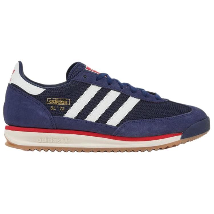 Кроссовки Adidas Originals SL 72 RS Мягкий и Комфортный Повседневная Обувь Мужская Синяя - изображение 2