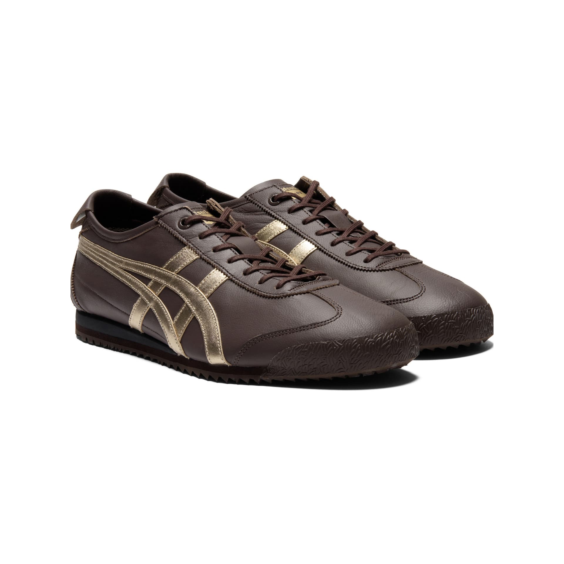 Кроссовки Onitsuka Tiger MEXICO 66 Low Casual Shoes Унисекс Коричневый - изображение 3