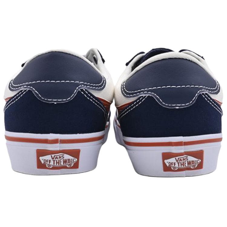 Кроссовки Vans Brooklyn LS Low Топ Скейтборд Кроссовки Мужские Белые Синие и Оранжевые - изображение 5
