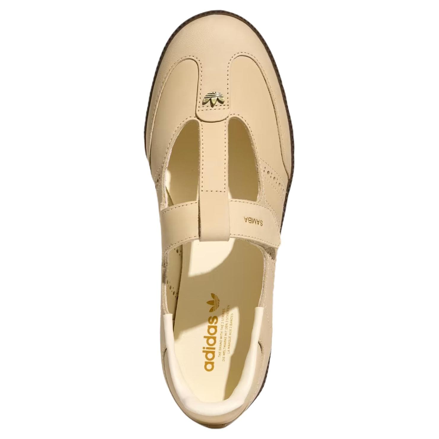 Adidas Originals Samba Jane Туфли Мэри Джейн Женские Бежевые - изображение 3