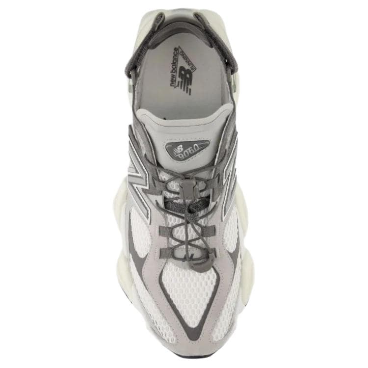 Кроссовки New Balance NB 9060 Поддержка Повседневная Обувь Унисекс Белый Серый - изображение 4