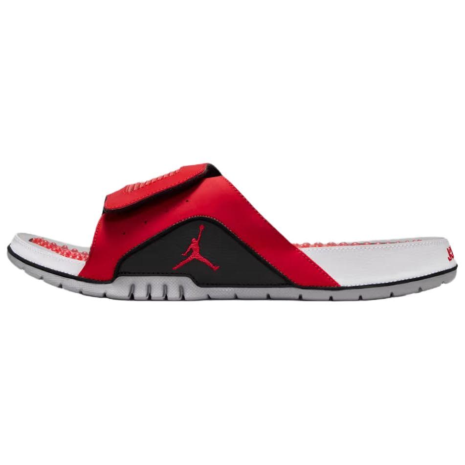 Сандалии Jordan X Hydro 4 Retro Toro Bravo Шлепанцы Мужской Пламенный Красный - изображение 1