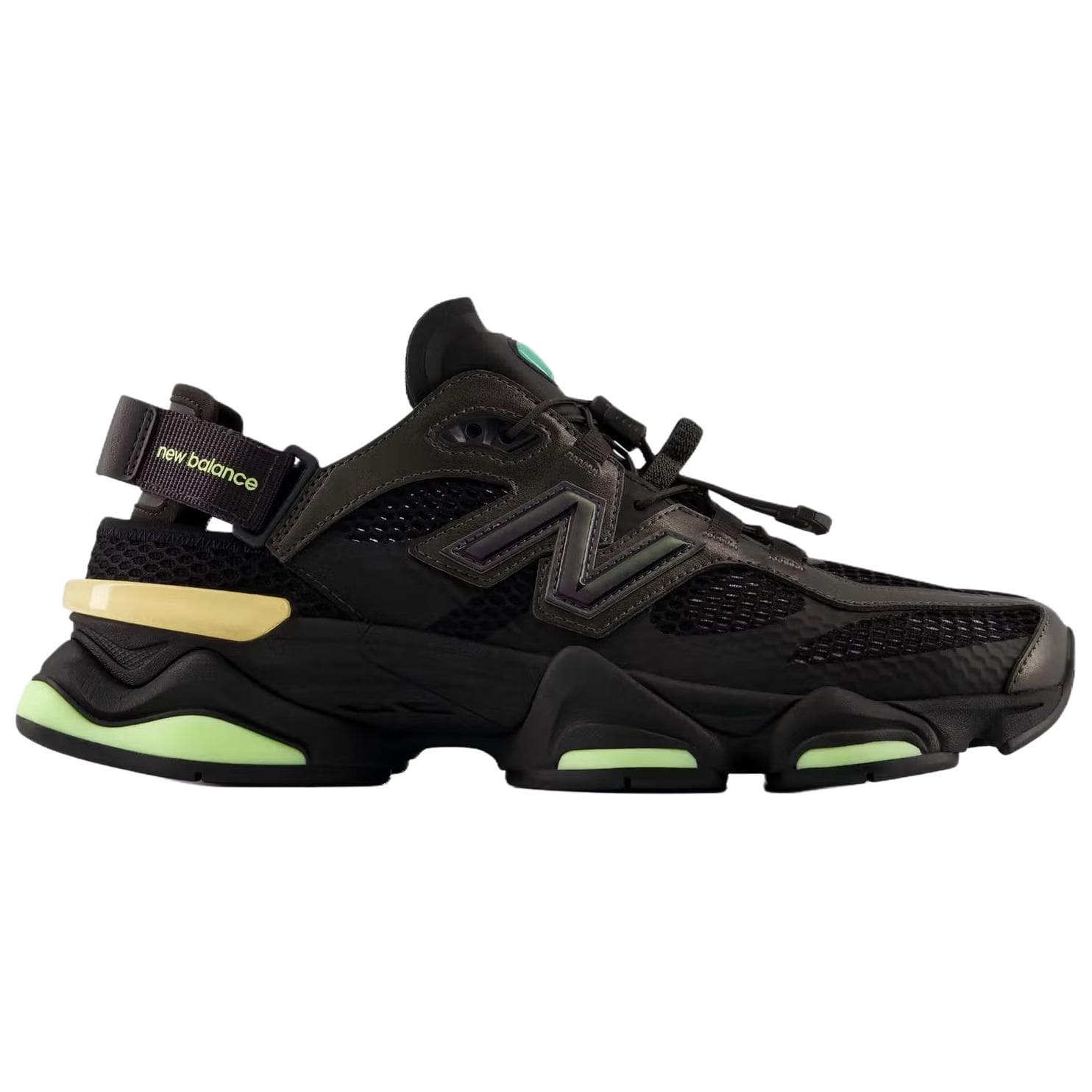 Кроссовки для бега New Balance NB 9060 Классические и Универсальные Беговые Кроссовки Унисекс Черные - изображение 2