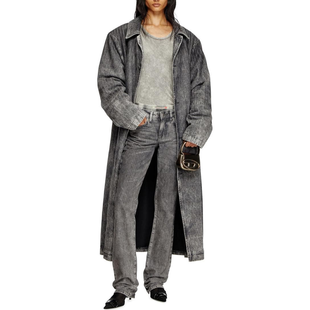 Джинсы Diesel FW24 Джинсы Женские Светло-Серые - изображение 2