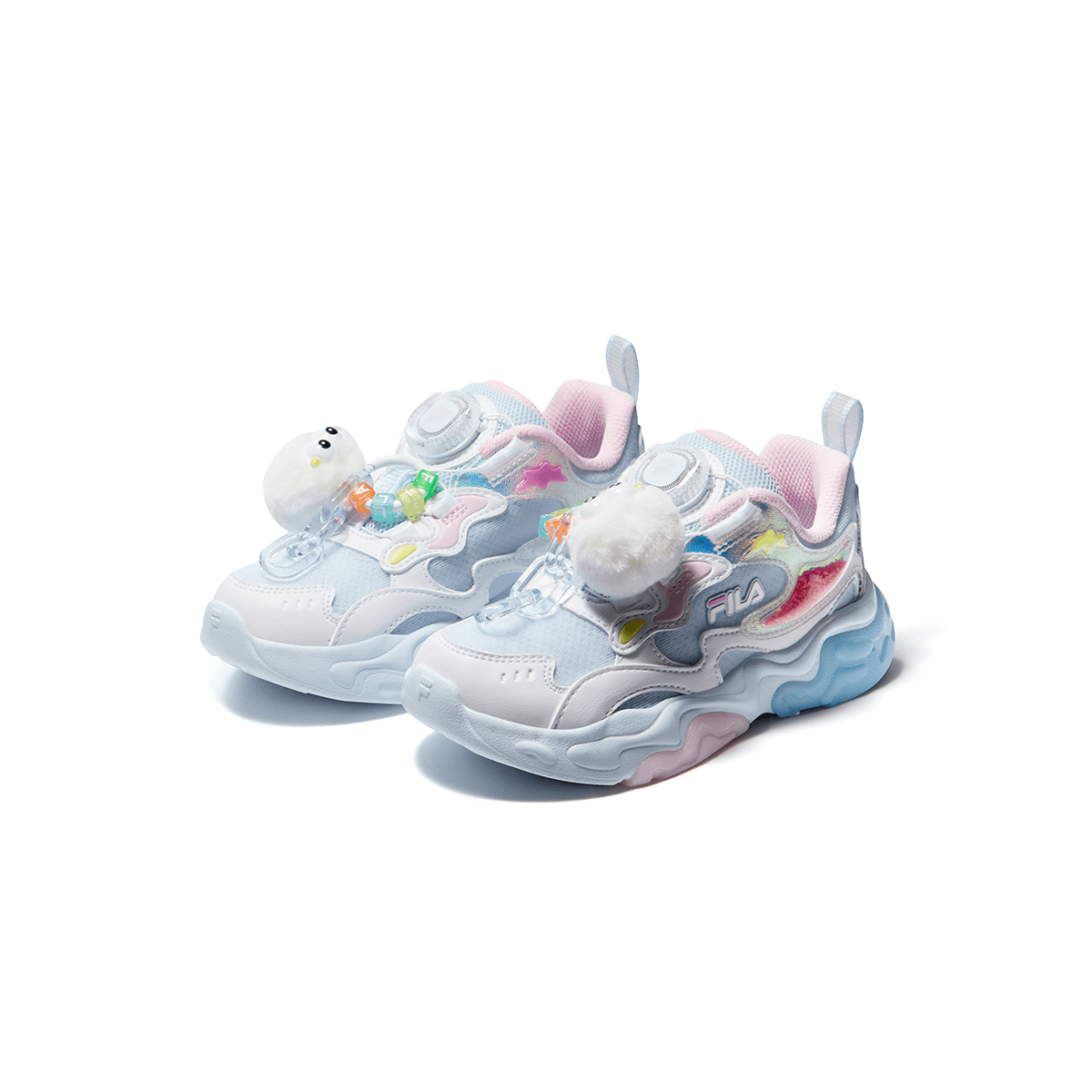 Кроссовки FILA KIDS Oтскок Low Топ Kids Lifestyle Shoes Синий Детский - изображение 4