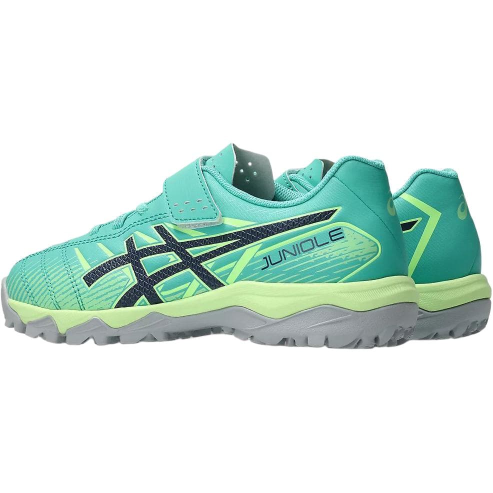 Бутсы ASICS Juniole 7 Low Топ Футбольные бутсы Аврора зеленый Детский - изображение 3