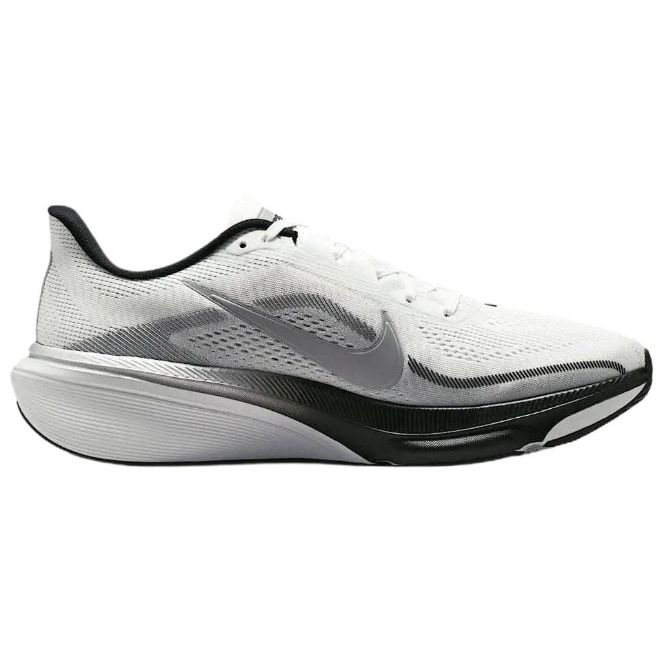 Кроссовки для бега NIKE Pegasus 42 Сетчатая ткань Дышащий Oтскок Low Топ Беговые кроссовки Мужской Белый серый черный - изображение 2