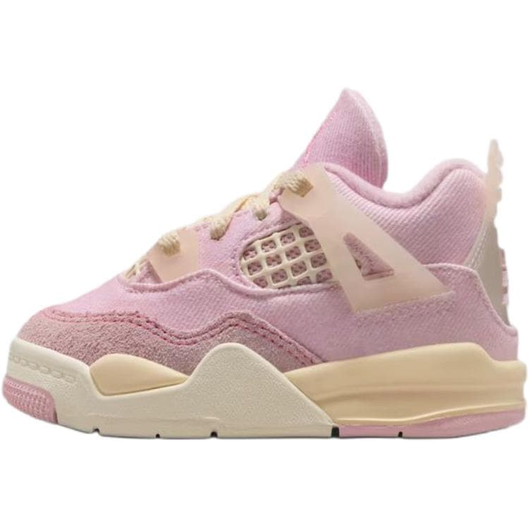 Кроссовки Jordan Air Джордан 4 Low Топ Обувь для малышей Красно-розовый для младенцев и малышей - изображение 1