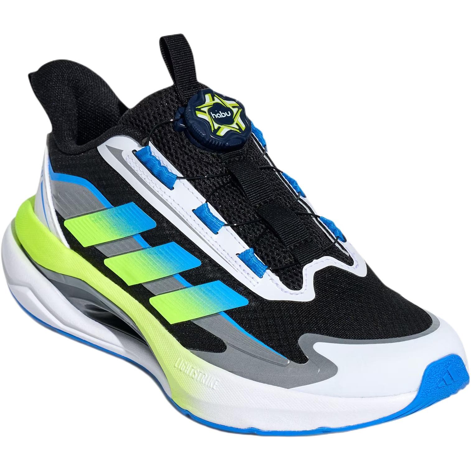 Кроссовки Adidas LIGHTDART HABU Low Топ Детские беговые кроссовки Чёрно-синий Детский - изображение 3