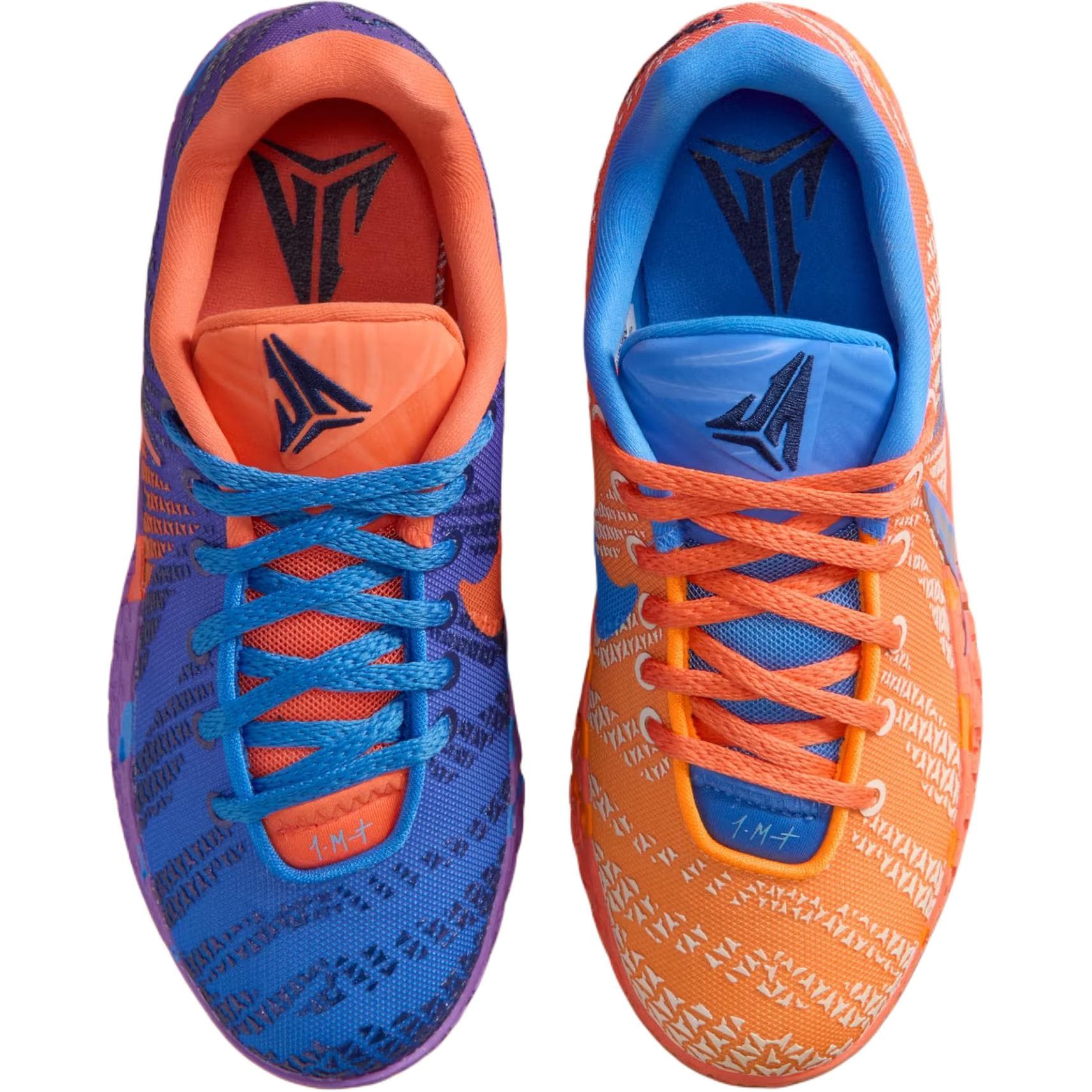 Кроссовки для баскетбола NIKE Ja 3 Oтскок Low Топ Баскетбольные кроссовки Оранжевый синий Унисекс - изображение 4