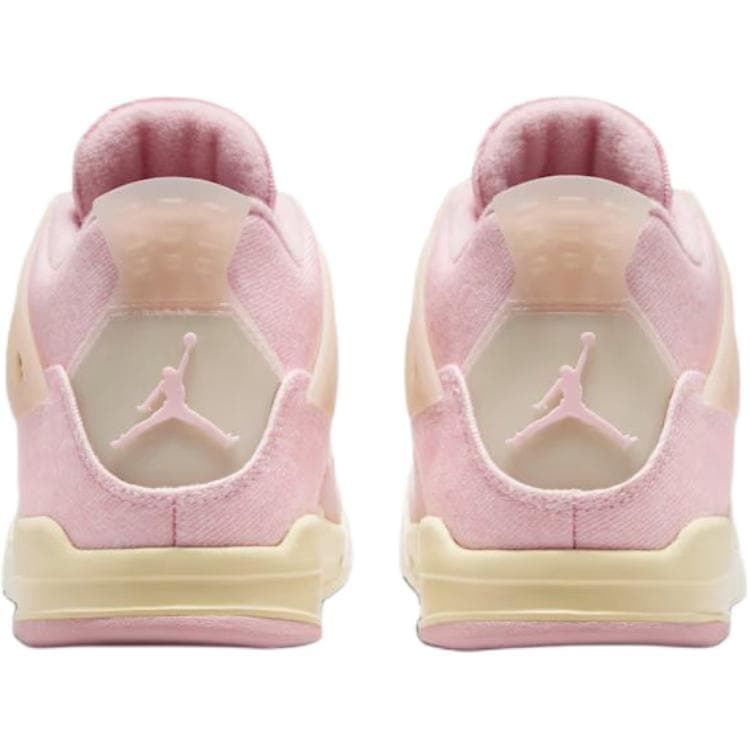 Кроссовки для баскетбола Jordan Air Джордан 4 Low Топ Детские Баскетбольные Кроссовки Красно-розовые Детские Возраст 3-7 лет - изображение 5