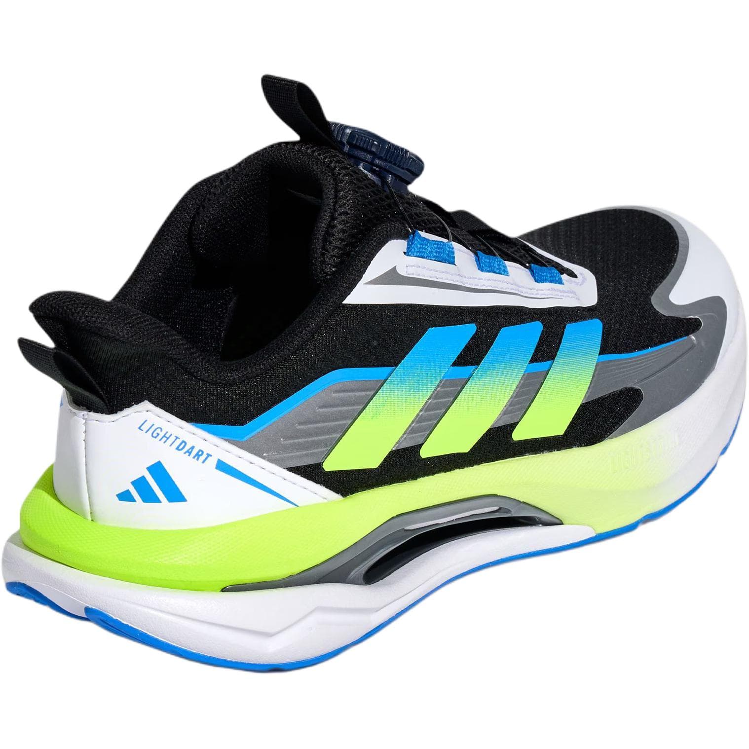 Кроссовки Adidas LIGHTDART HABU Low Топ Детские беговые кроссовки Чёрно-синий Детский - изображение 4