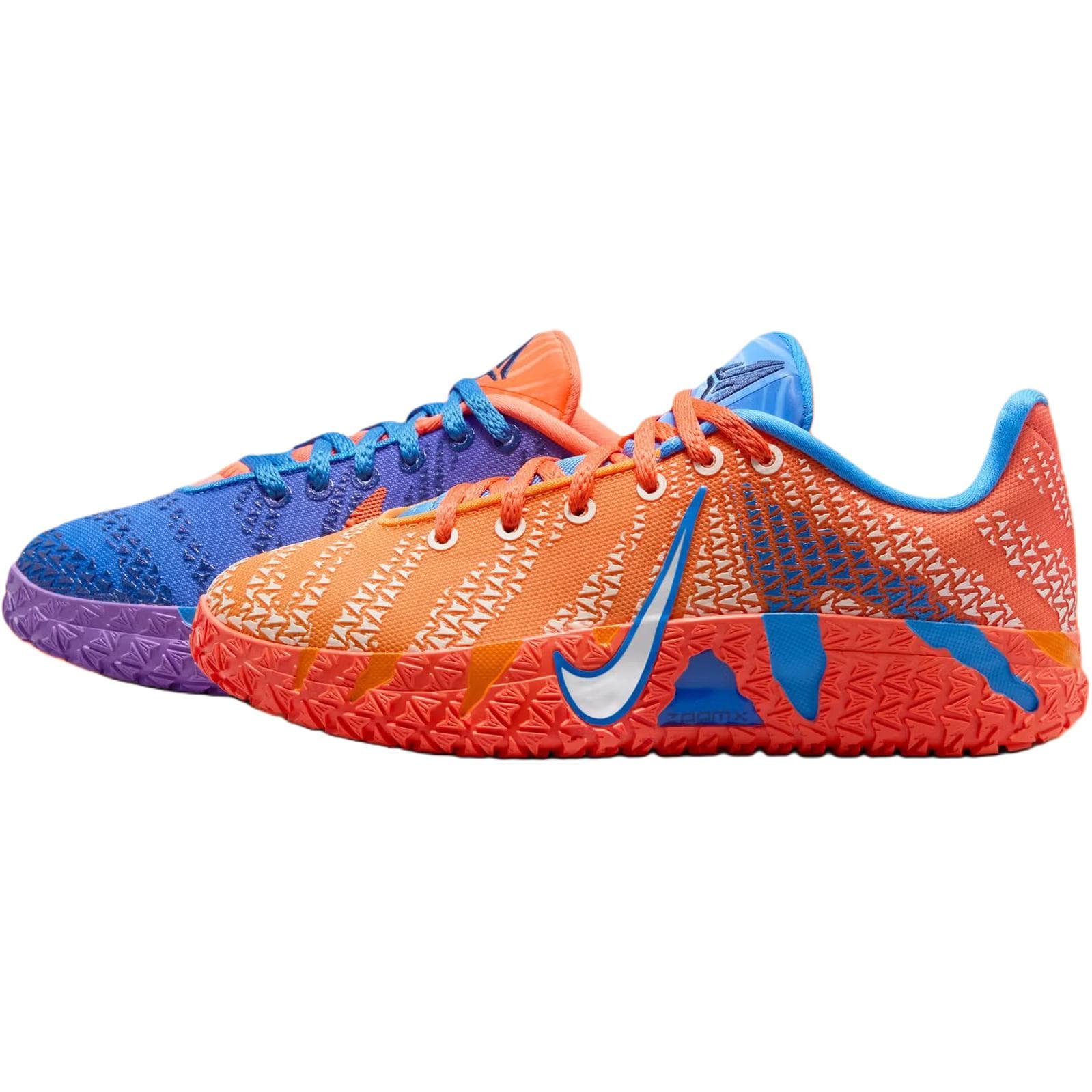 Кроссовки для баскетбола NIKE Ja 3 Oтскок Low Топ Баскетбольные кроссовки Оранжевый синий Унисекс - изображение 2