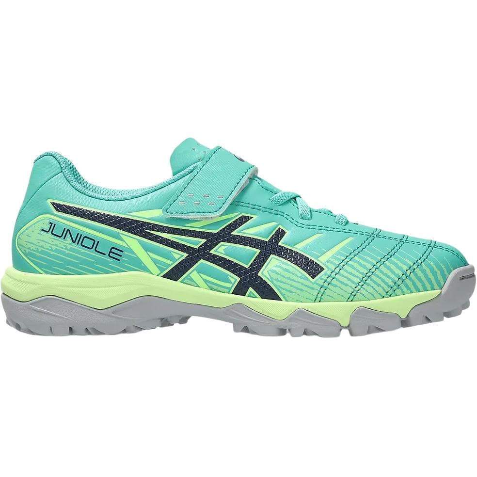 Бутсы ASICS Juniole 7 Low Топ Футбольные бутсы Аврора зеленый Детский - изображение 2