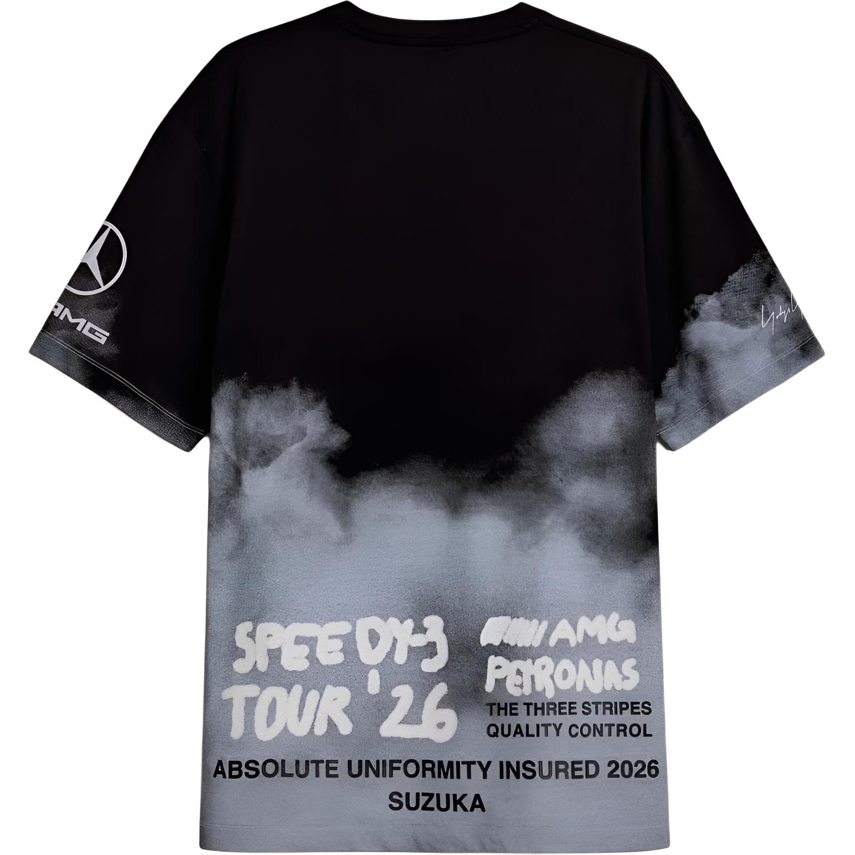 Футболка Y-3 x Mercedes-AMG F1 Совместная коллекция Petronas F1 logo-detail T-shirt Футболка с круглым вырезом и принтом логотипа Мужской - изображение 1
