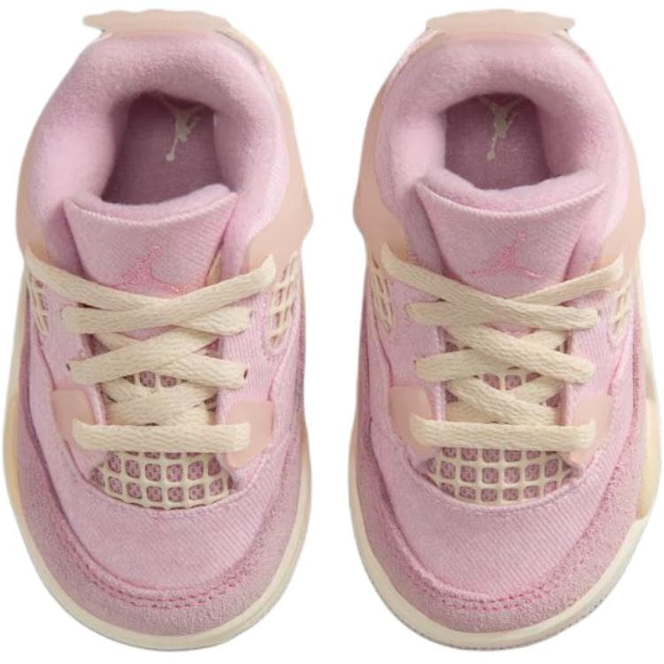 Кроссовки Jordan Air Джордан 4 Low Топ Обувь для малышей Красно-розовый для младенцев и малышей - изображение 4