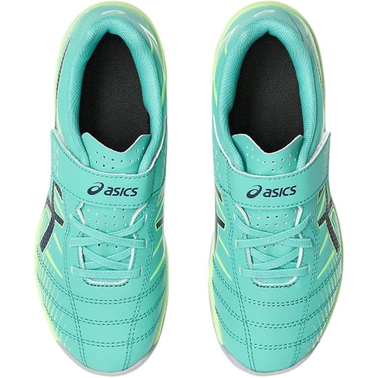 Бутсы ASICS Juniole 7 Low Топ Футбольные бутсы Аврора зеленый Детский - изображение 5
