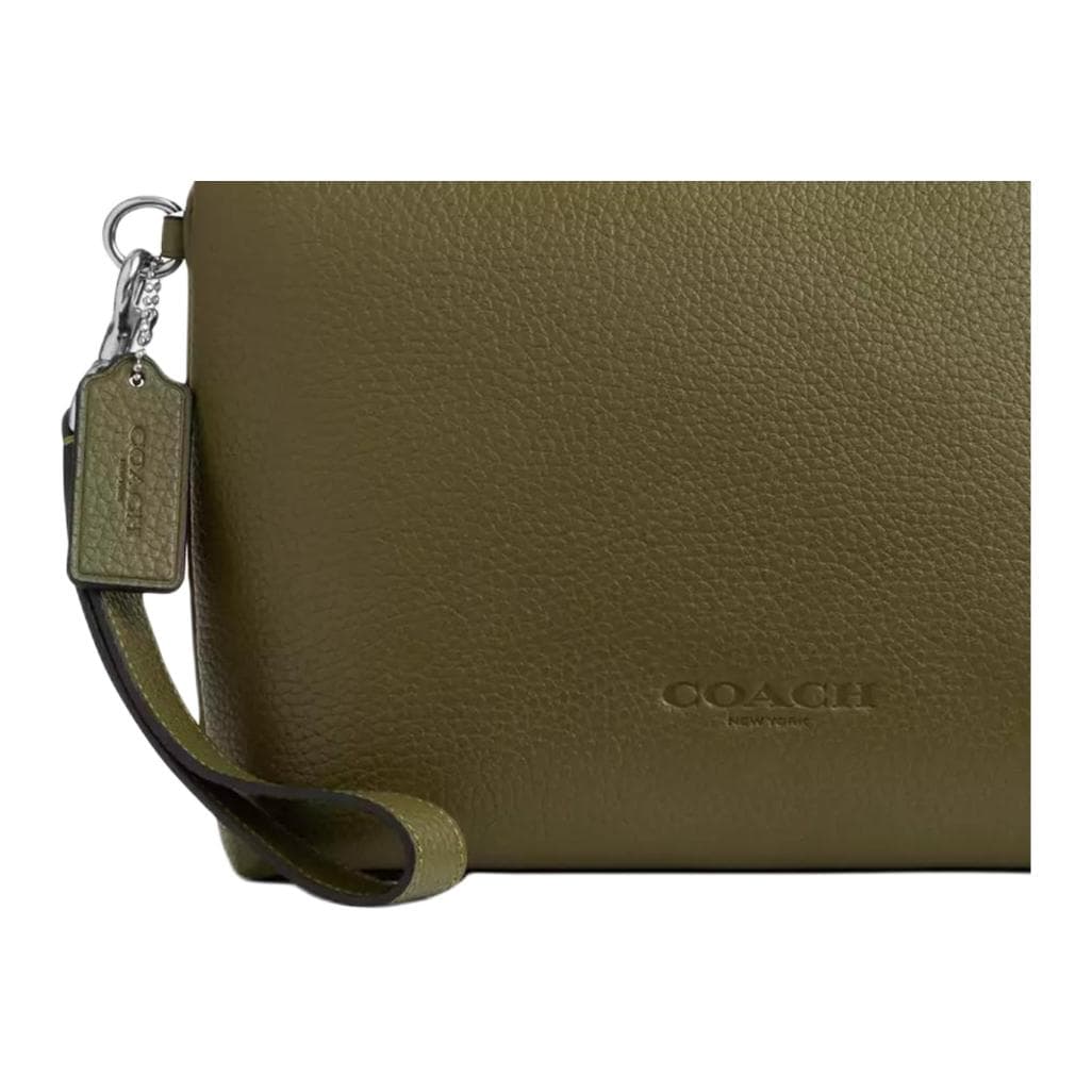 Сумка COACH Коровья кожа Клатчи Большой Мужской Армейский зеленый - изображение 3