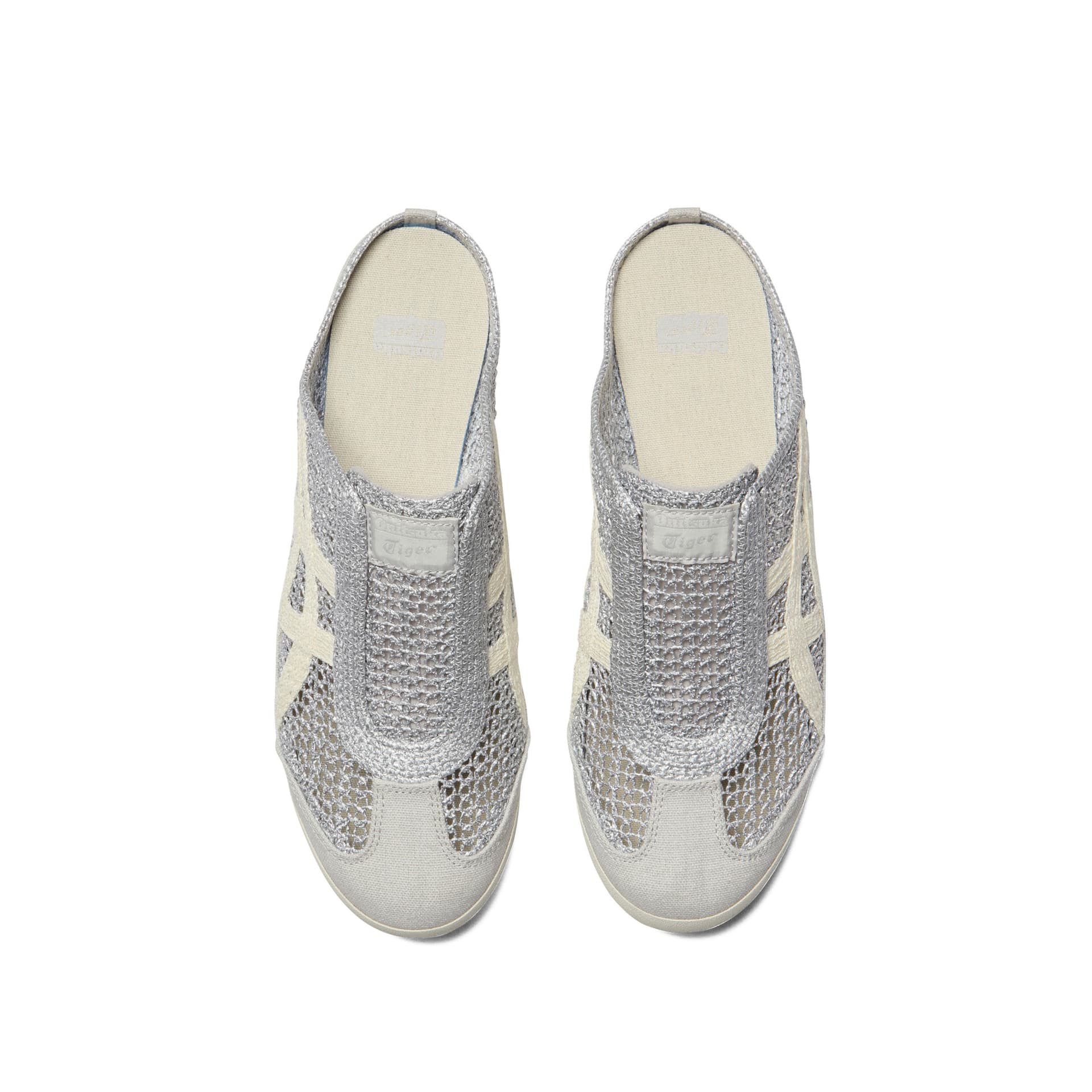 Сандалии Onitsuka Tiger Mexico 66 Без специальных функций Домашние тапочки Унисекс Серебряный - изображение 5