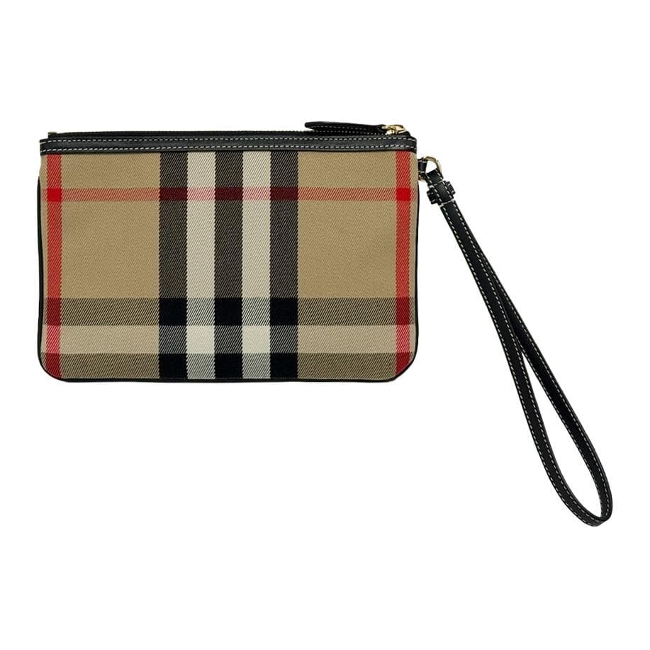Сумка Burberry Кожа Клатчи Женские Бежево-коричневый - изображение 1
