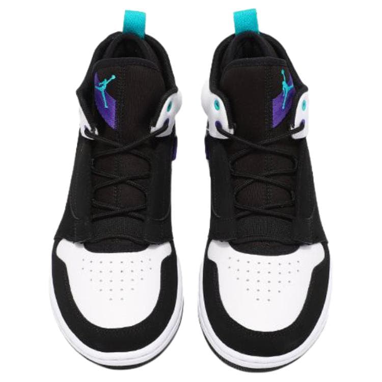 Ретро баскетбольные кроссовки Jordan Fadeaway Mid White - изображение 4