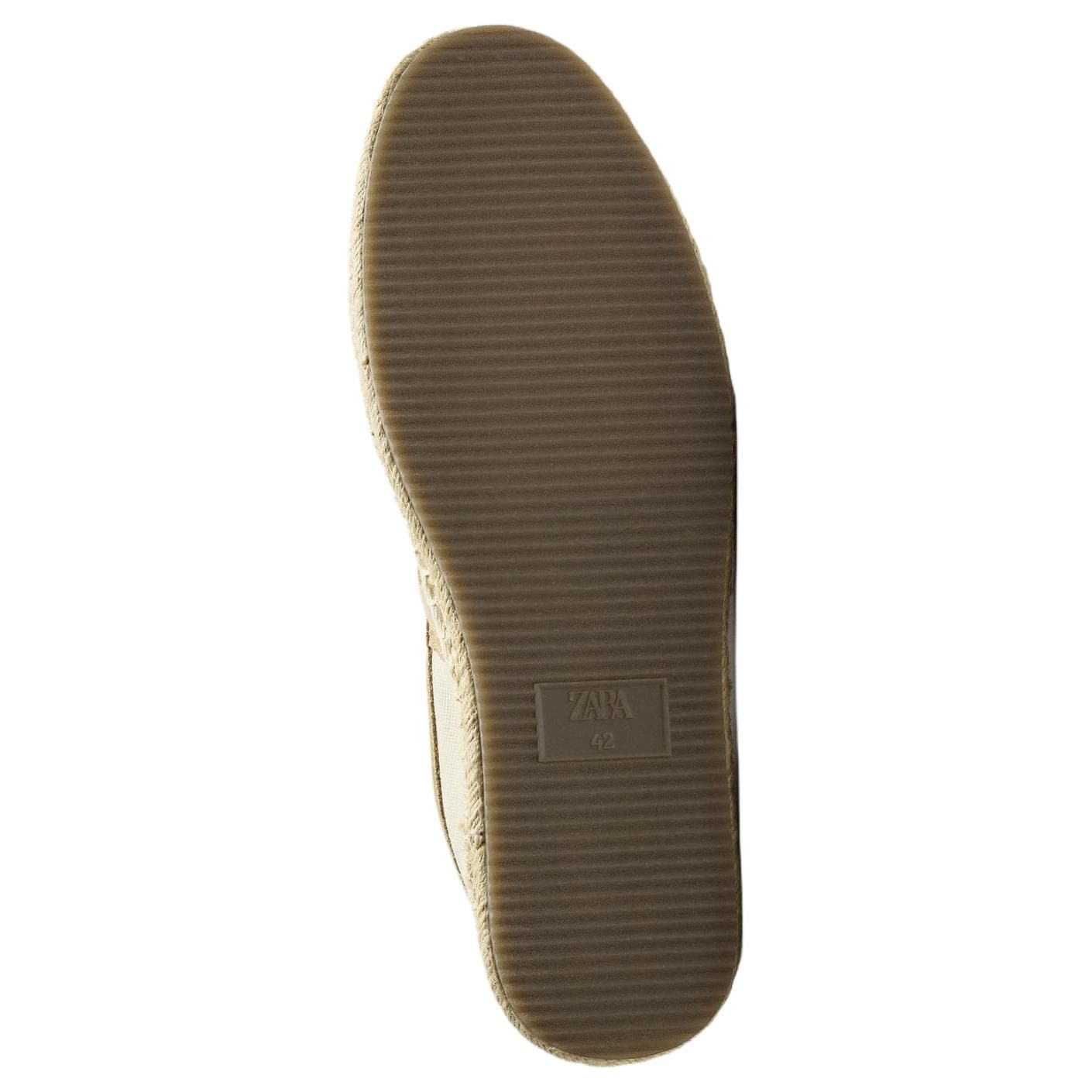 ZARA Espadrilles Мужские Натуральный Белый - изображение 3