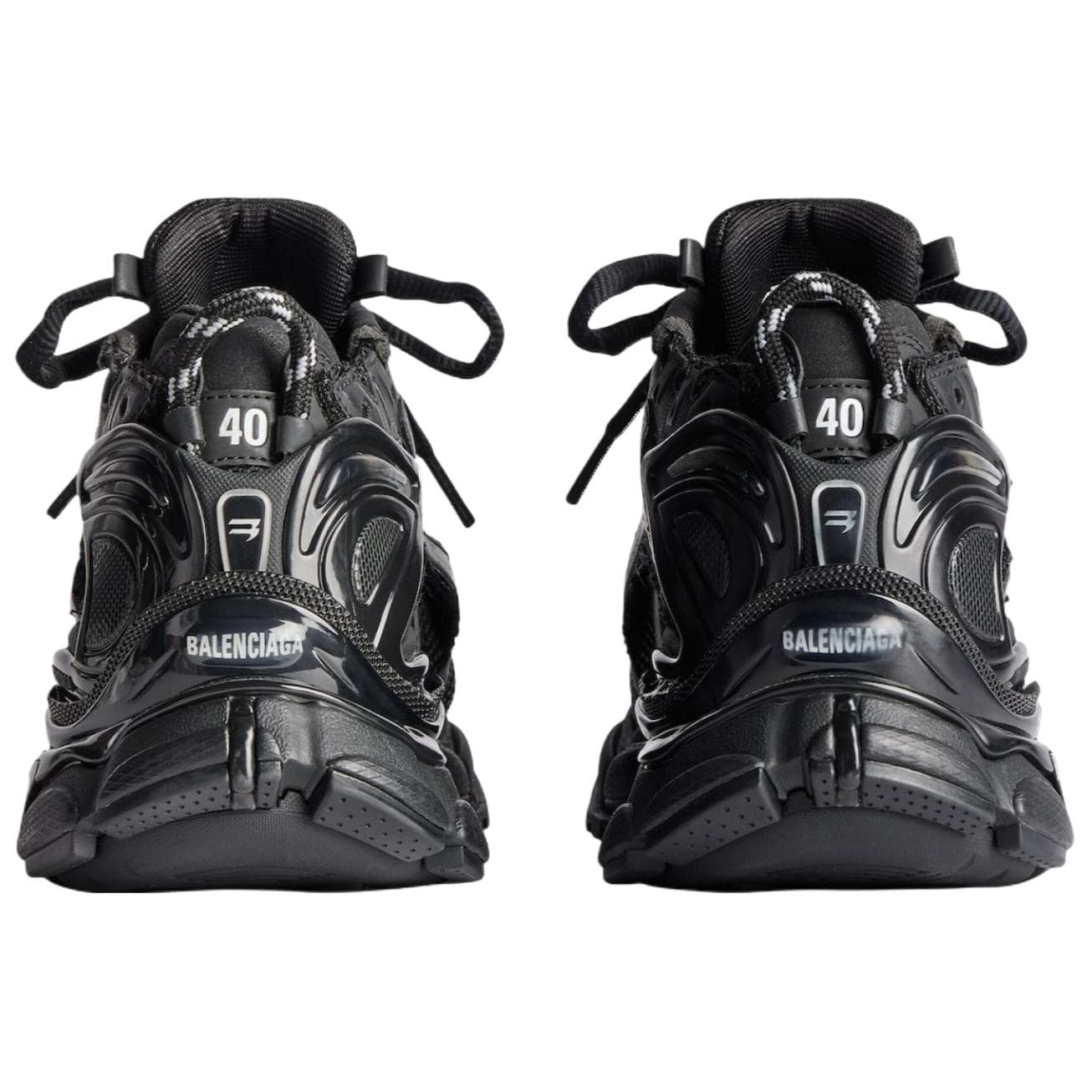 Кроссовки Balenciaga Runner Low Топ Толстая подошва Кроссовки Женские Черные - изображение 7