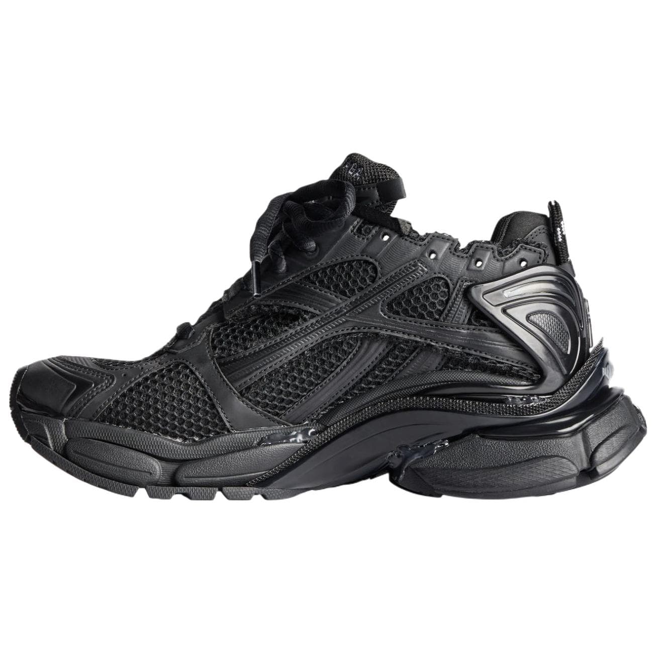 Кроссовки Balenciaga Runner Low Топ Толстая подошва Кроссовки Женские Черные - изображение 2