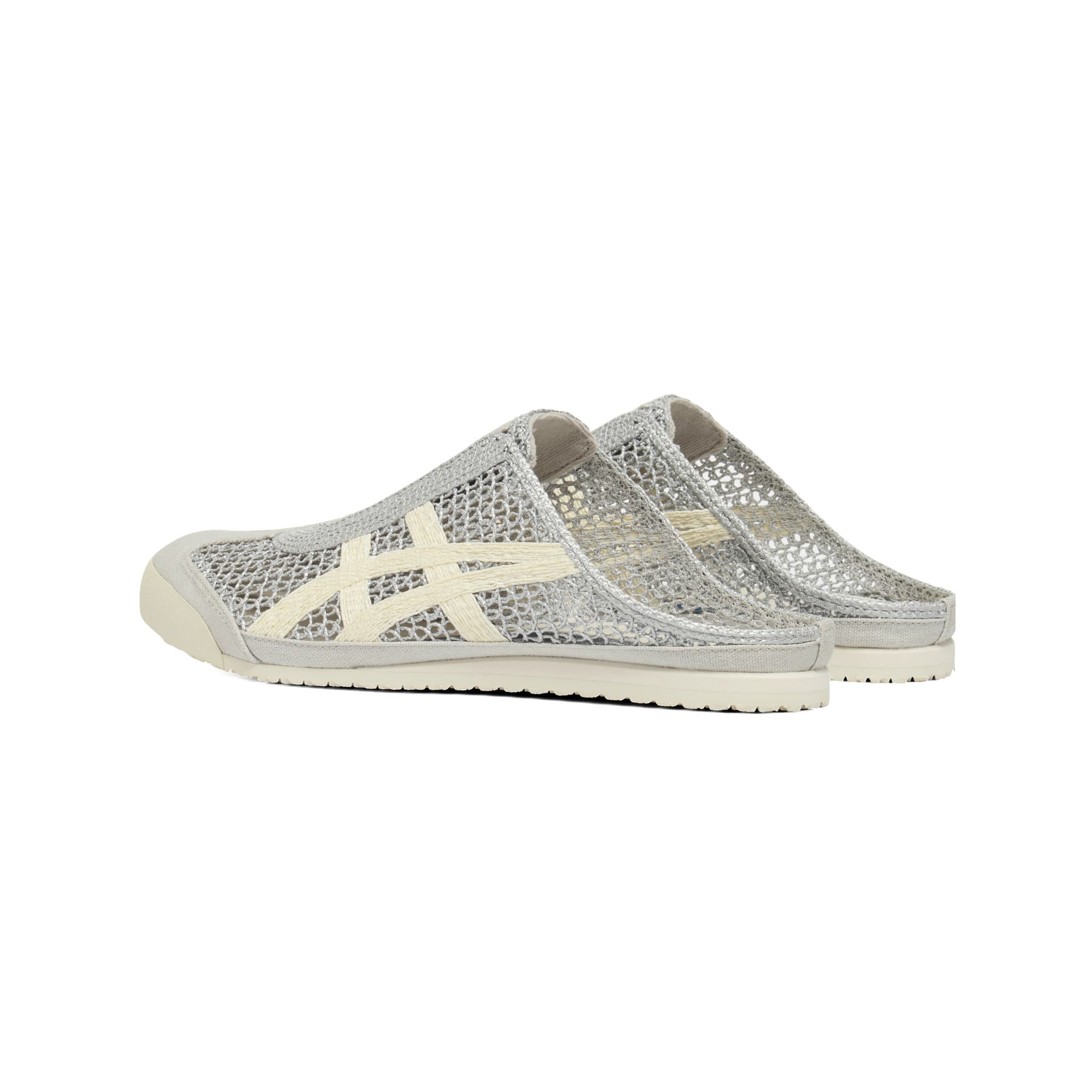 Сандалии Onitsuka Tiger Mexico 66 Без специальных функций Домашние тапочки Унисекс Серебряный - изображение 4