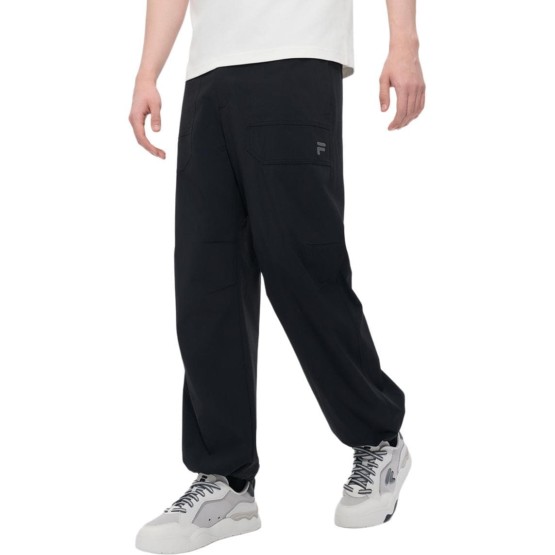 Штаны FILA FUSION LIFEFUSIONEER SS25 Карго Брюки Мужские Глубокий Черный BK - изображение 3