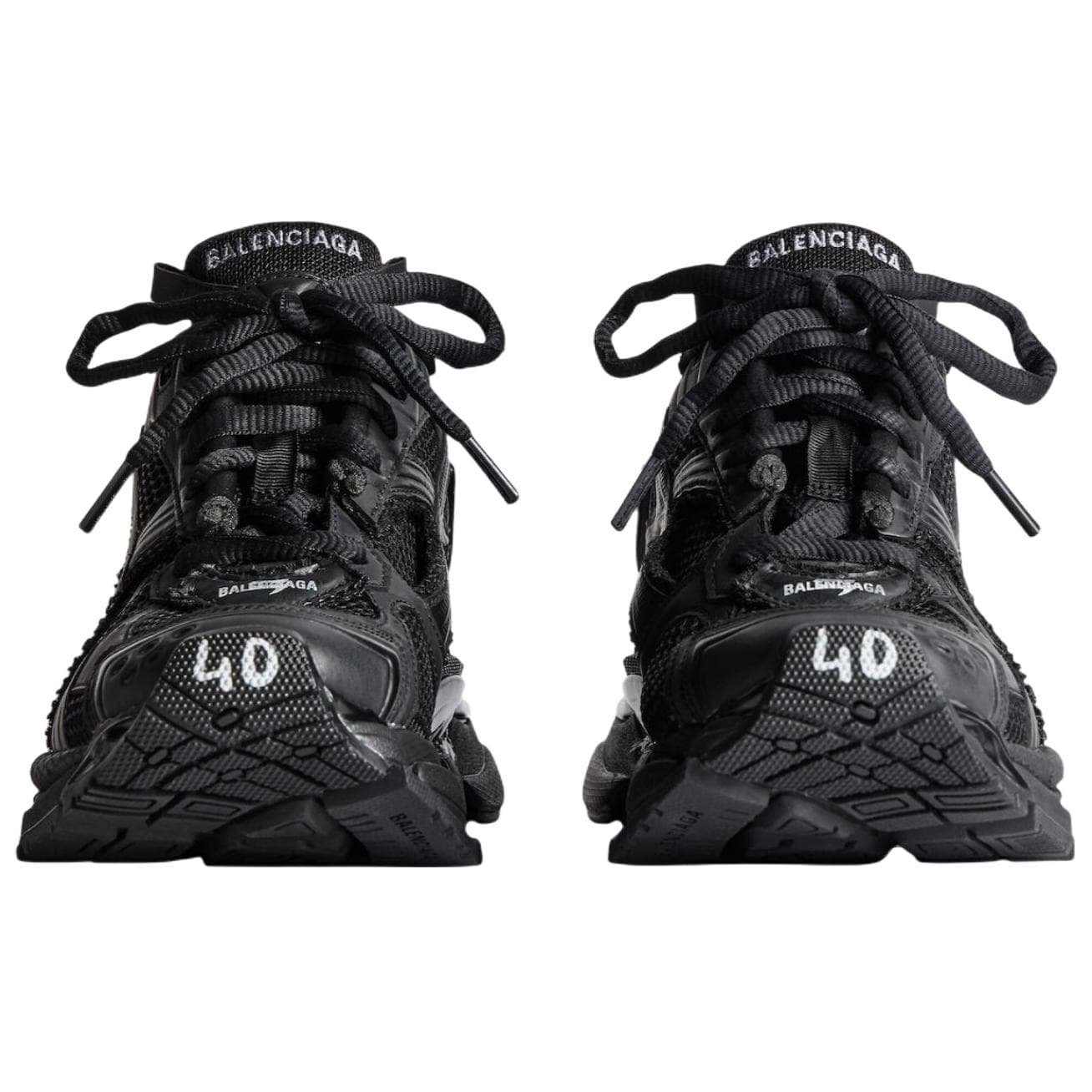 Кроссовки Balenciaga Runner Low Топ Толстая подошва Кроссовки Женские Черные - изображение 5