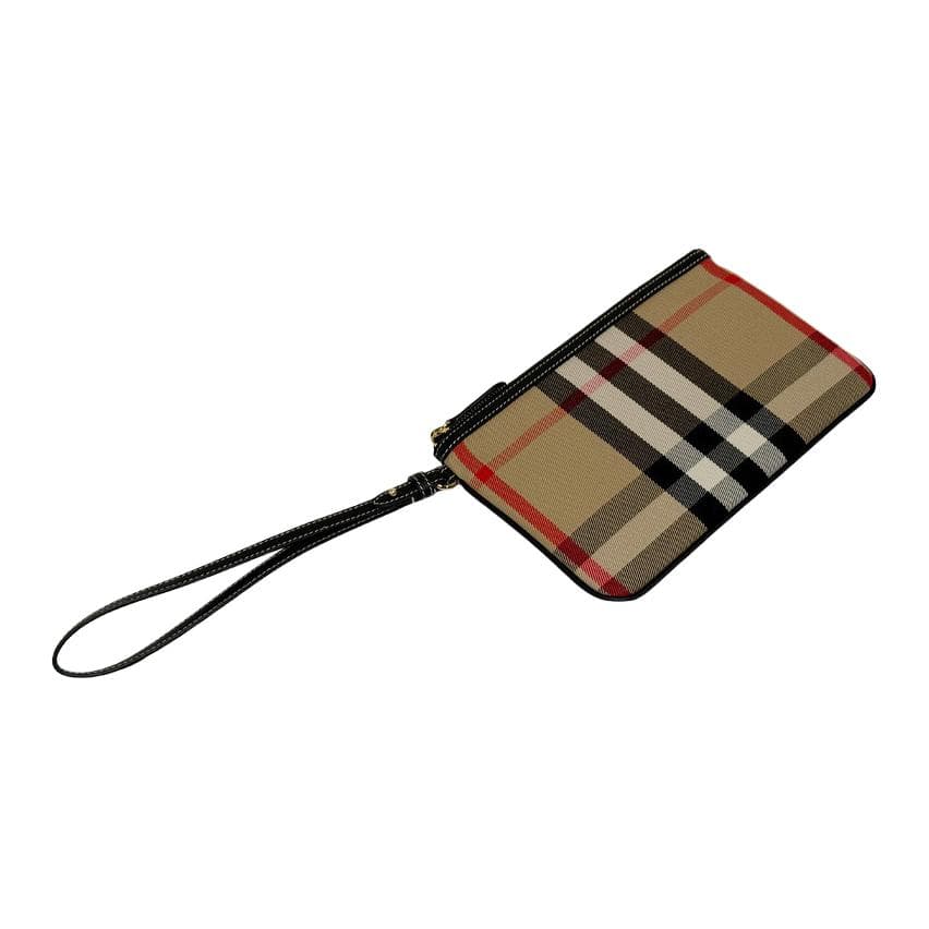 Сумка Burberry Кожа Клатчи Женские Бежево-коричневый - изображение 2