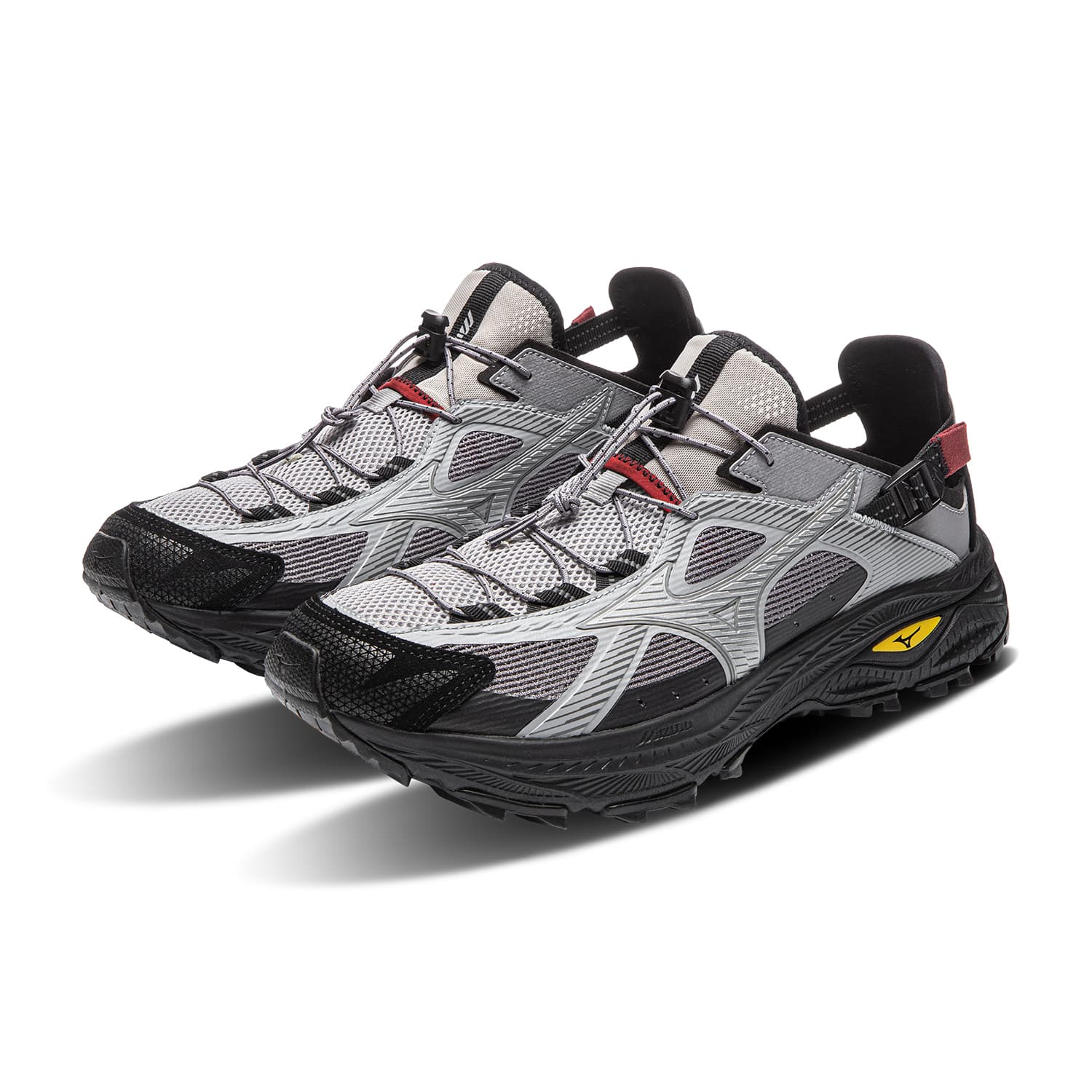 Сандалии Mizuno Racer Trail Горная обувь для бега Унисекс Туманно-серый - изображение 4