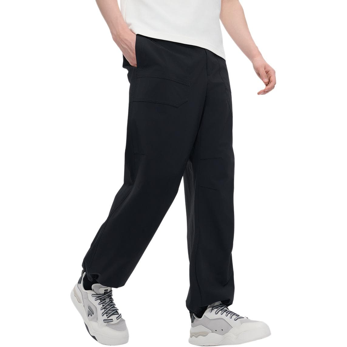 Штаны FILA FUSION LIFEFUSIONEER SS25 Карго Брюки Мужские Глубокий Черный BK - изображение 5