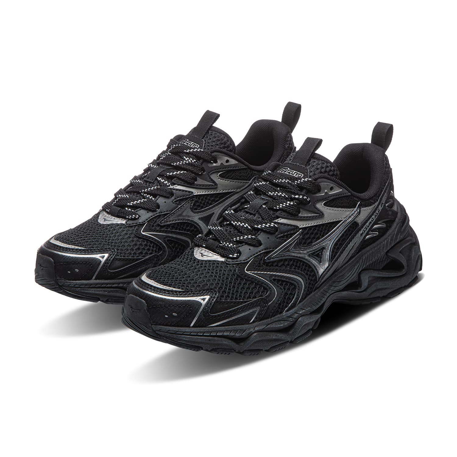 Кроссовки Mizuno XLG 2K Low Топ Массивные кроссовки Унисекс Меха Черный - изображение 3